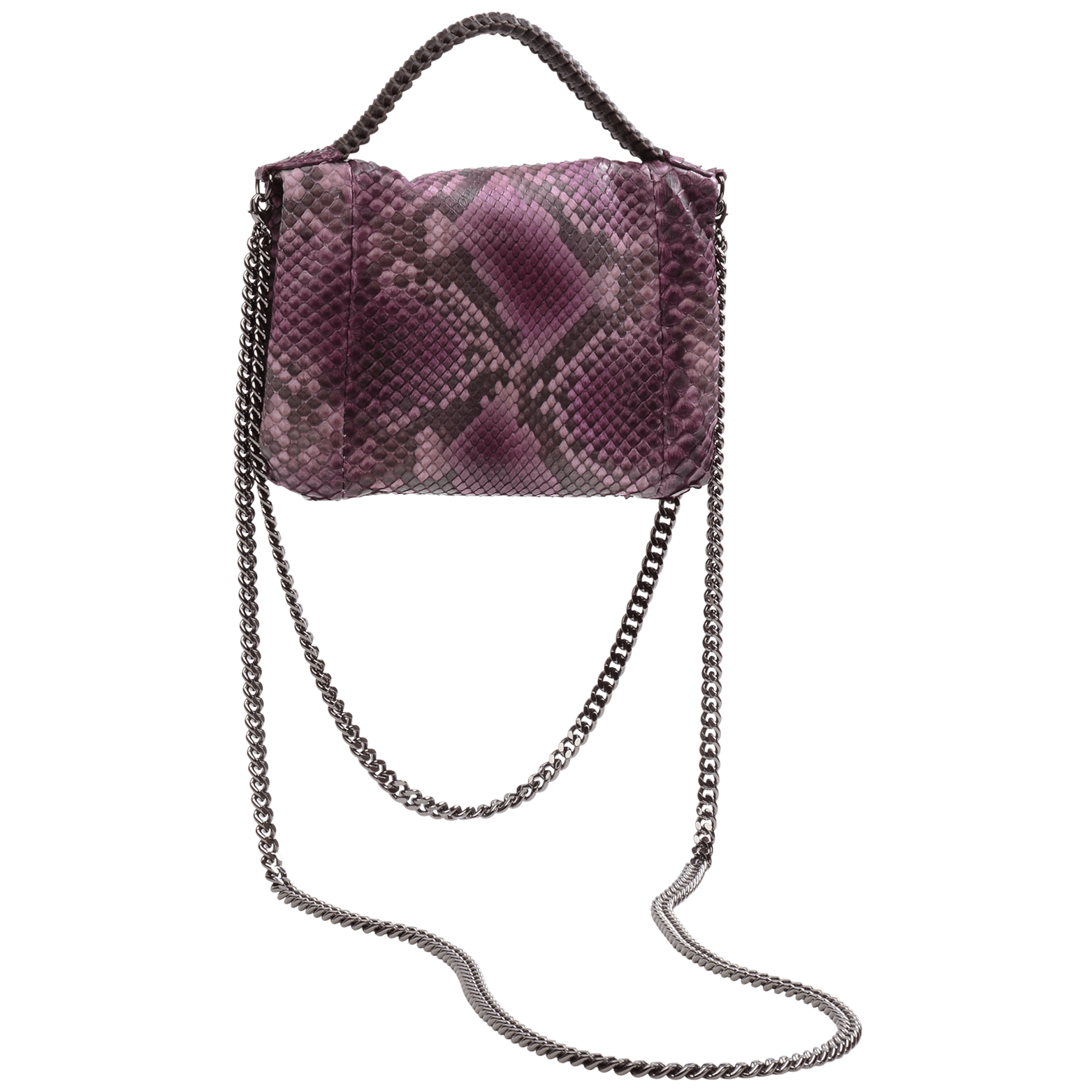 FL by NADA SAWAYA Mini Bags Burgundy Bibi - Mini Python bag
