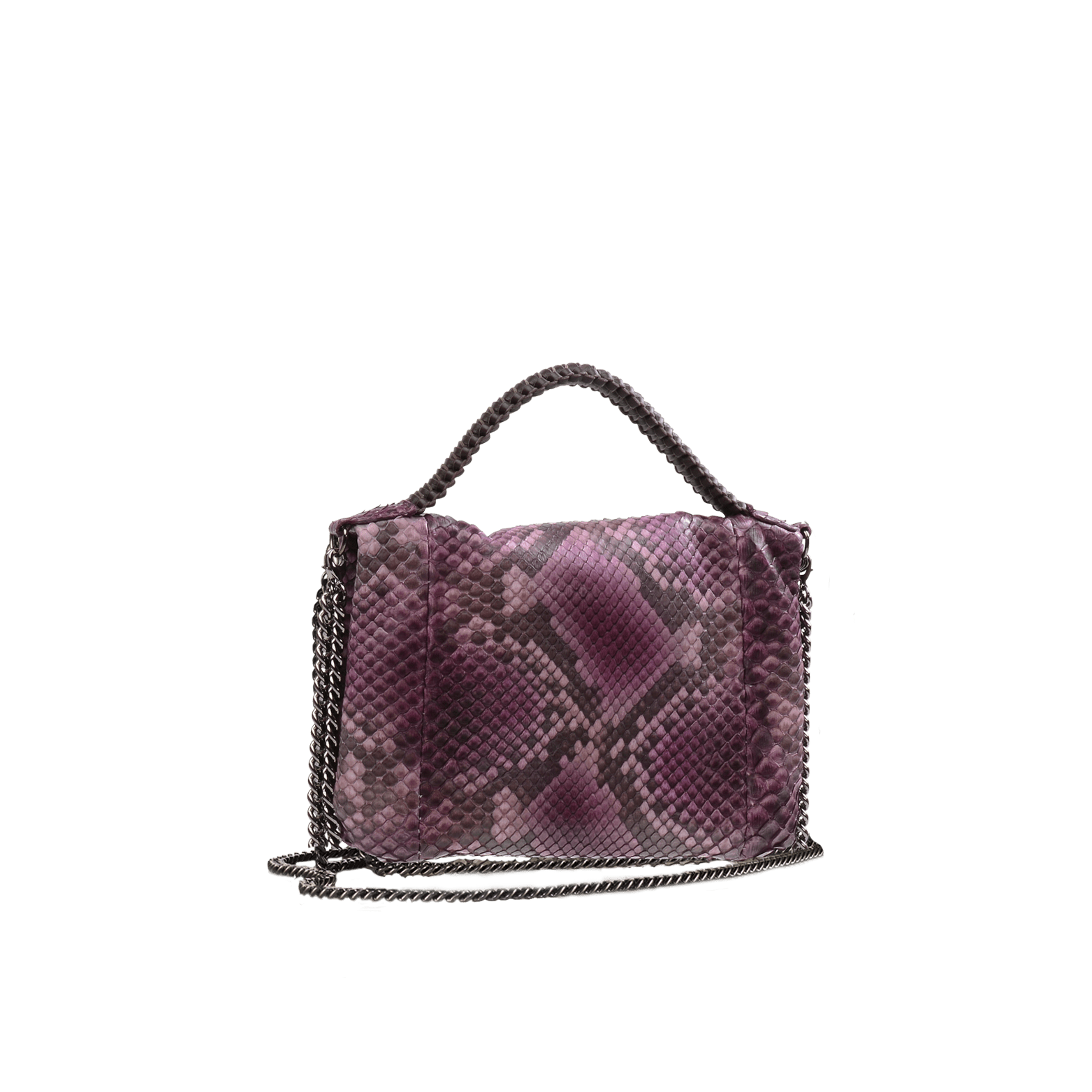FL by NADA SAWAYA Mini Bags Burgundy Bibi - Mini Python bag