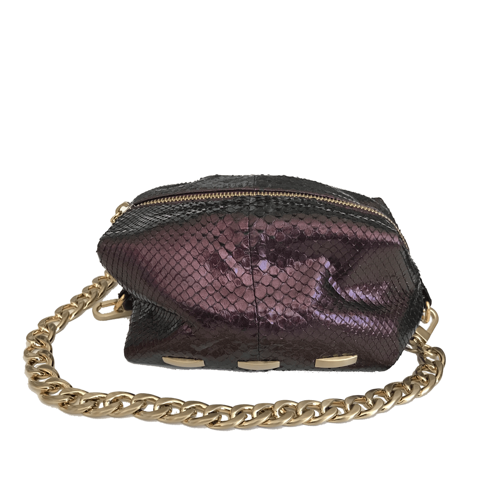 FL by NADA SAWAYA Pouch Cosmo - Python Pouch Bag