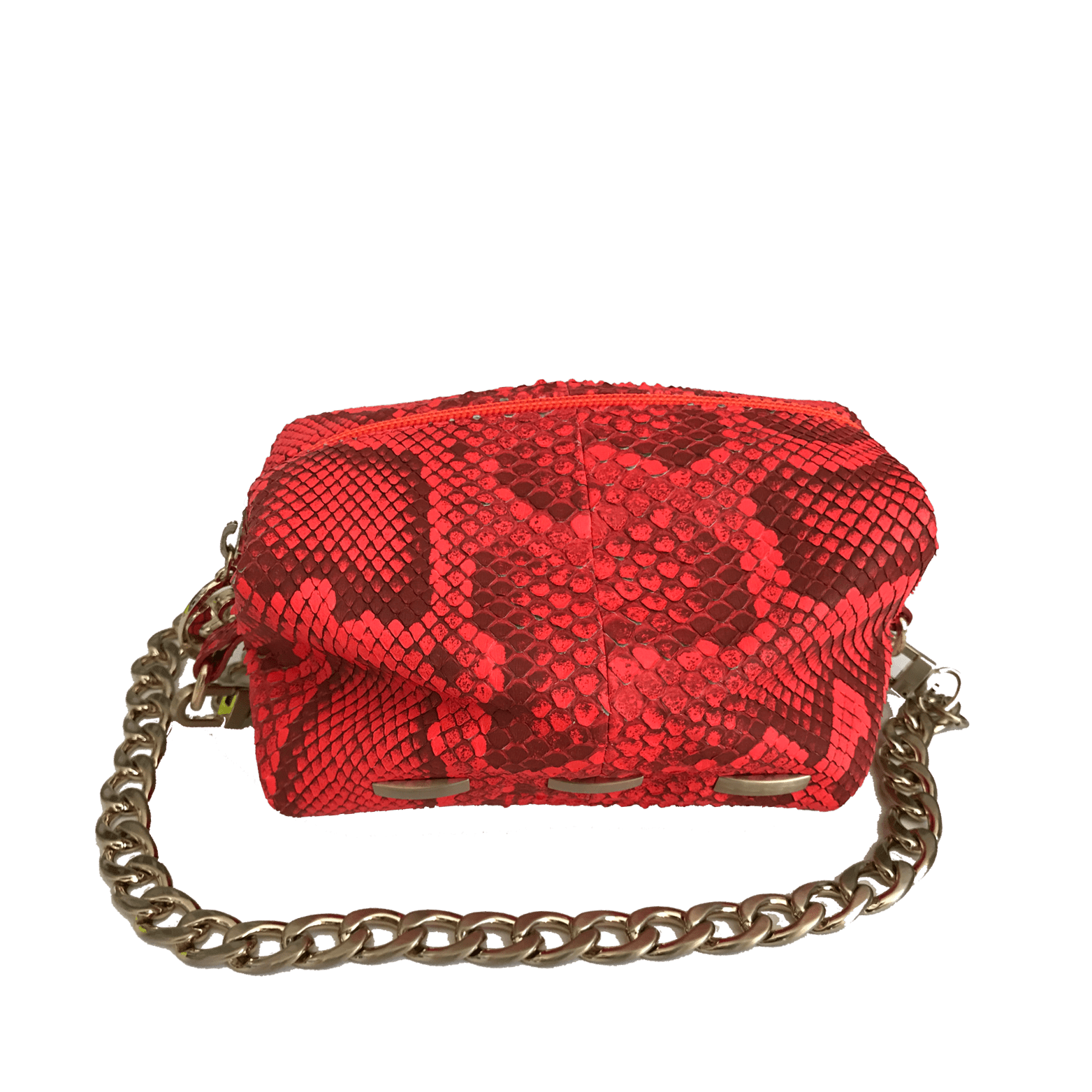 FL by NADA SAWAYA Pouch Cosmo - Python Pouch Bag