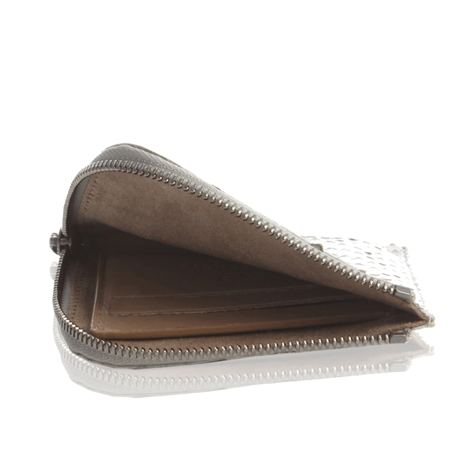 FL by NADA SAWAYA Wallet Small Square Zip-Around Python Wallet