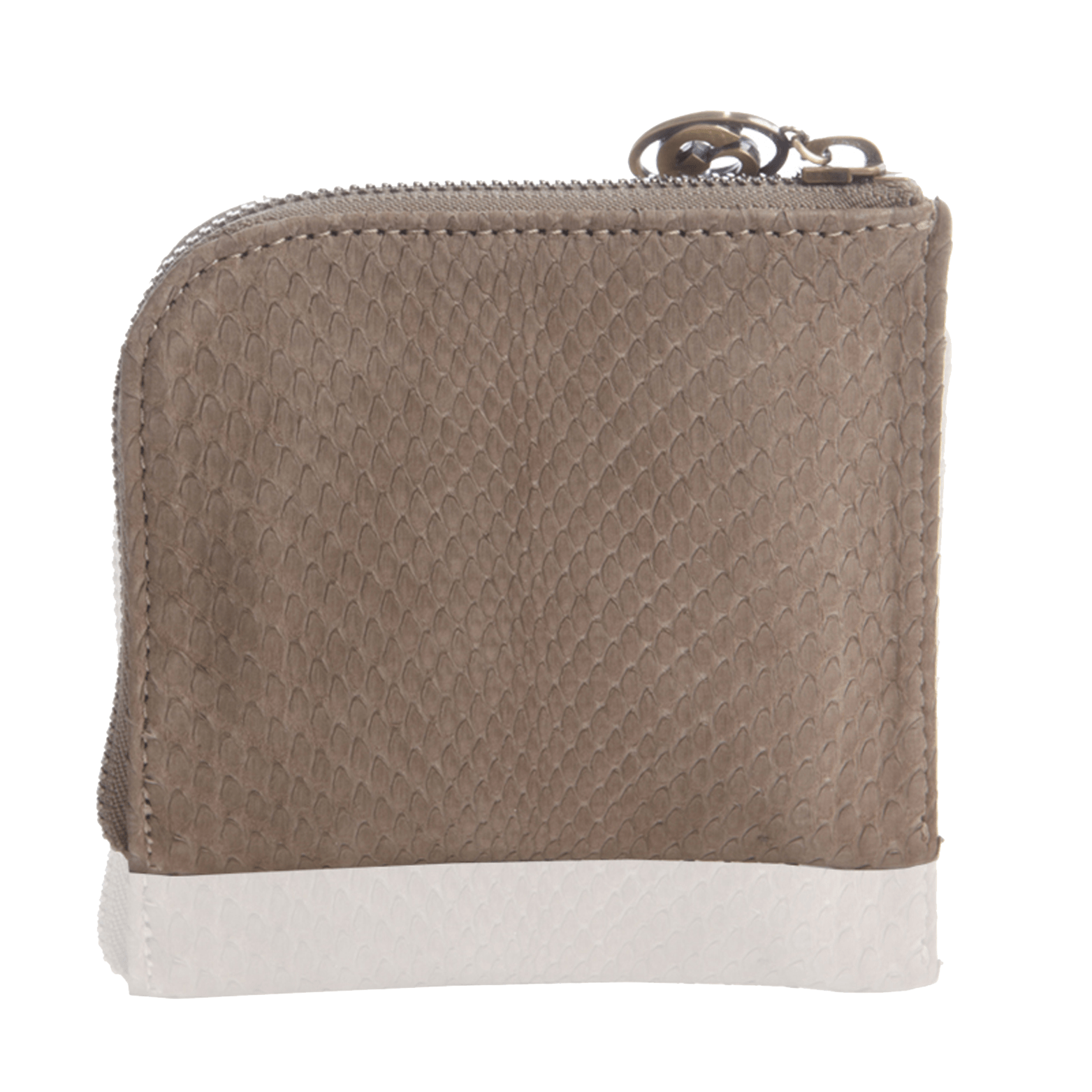 FL by NADA SAWAYA Wallet Small Square Zip-Around Python Wallet