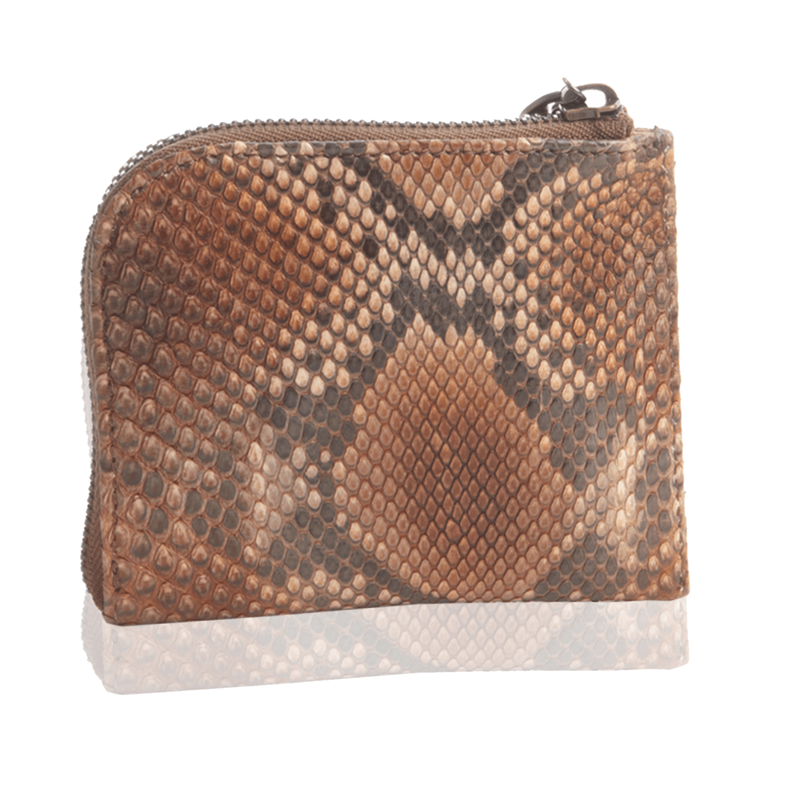 FL by NADA SAWAYA Wallet Small Square Zip-Around Python Wallet