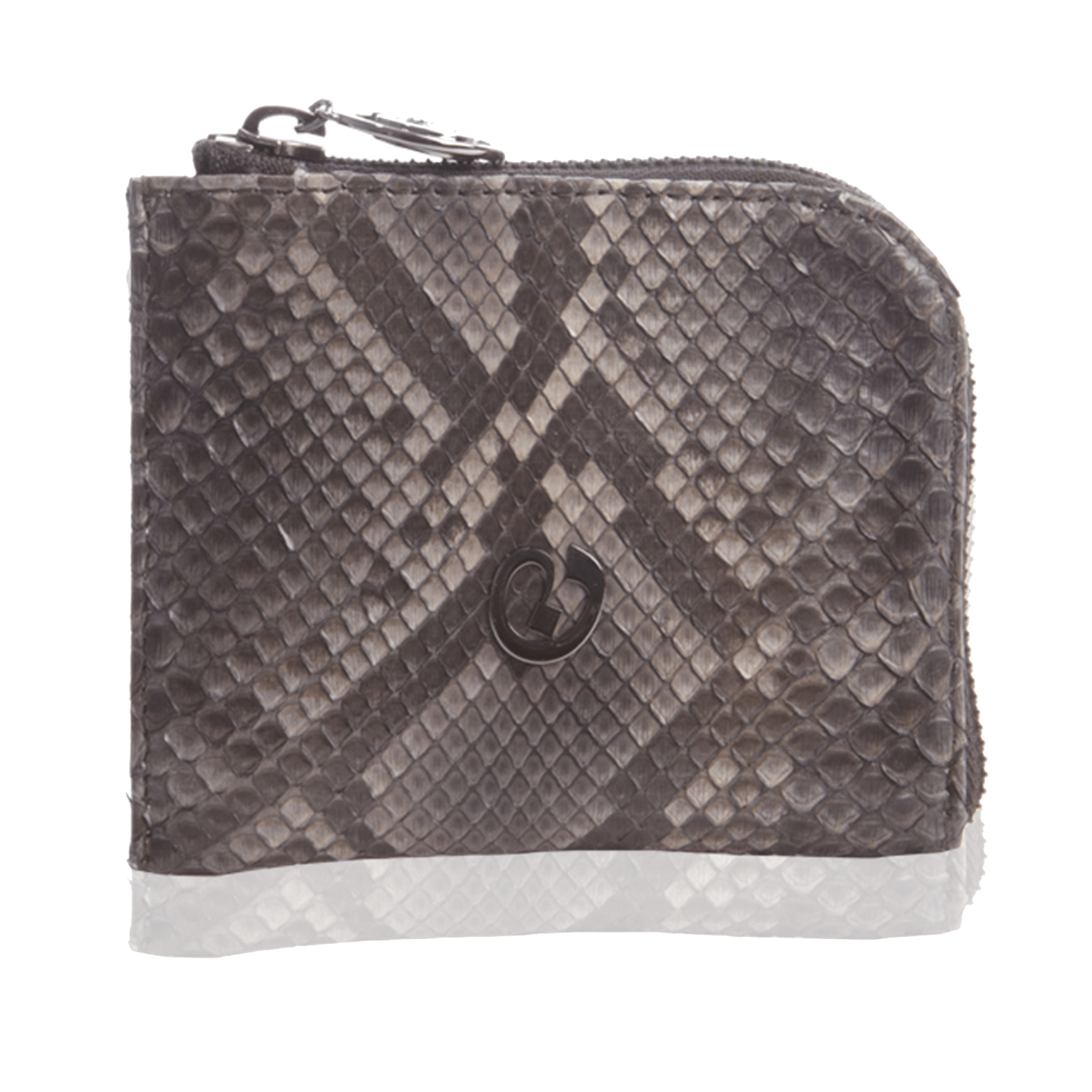 FL by NADA SAWAYA Wallet Small Square Zip-Around Python Wallet