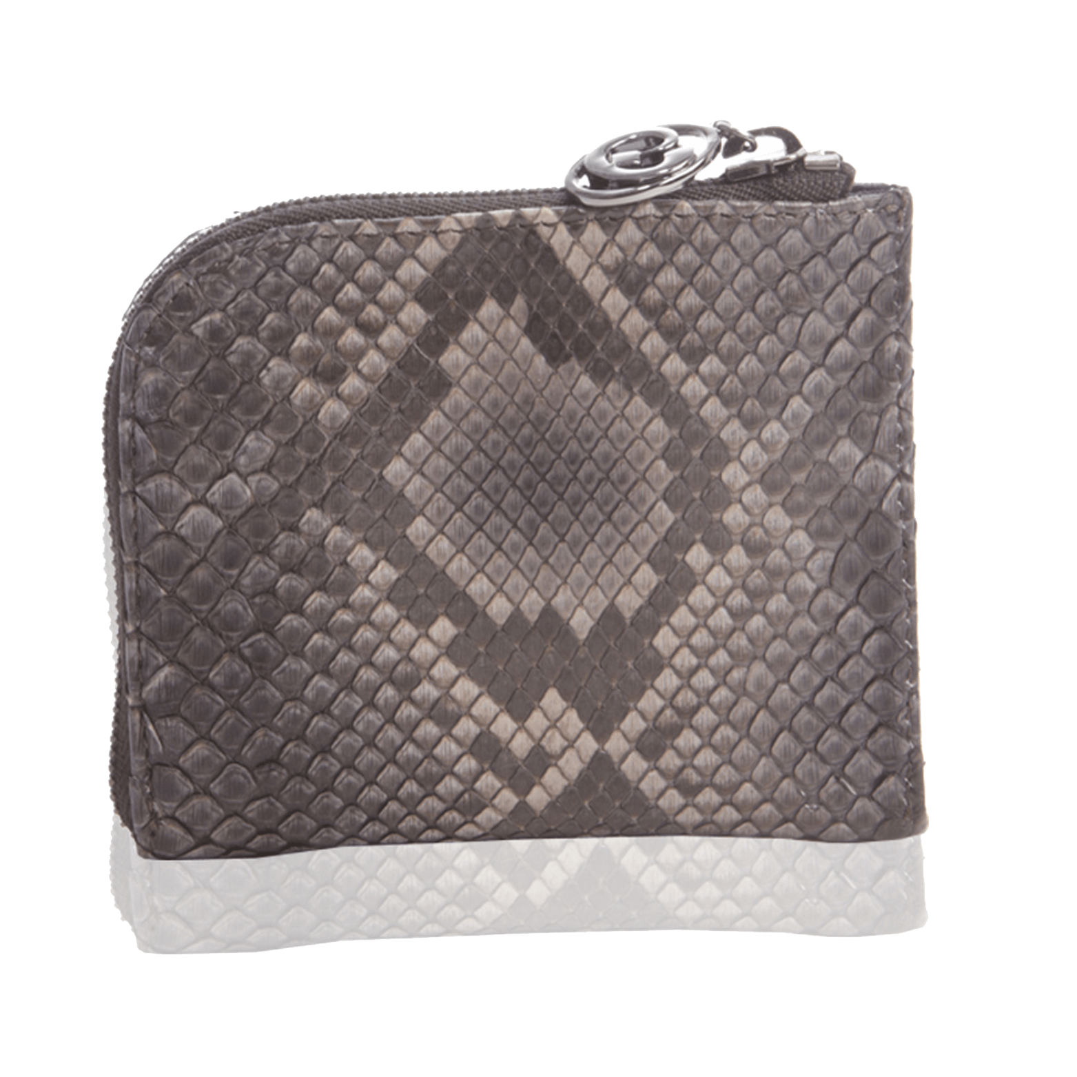FL by NADA SAWAYA Wallet Small Square Zip-Around Python Wallet