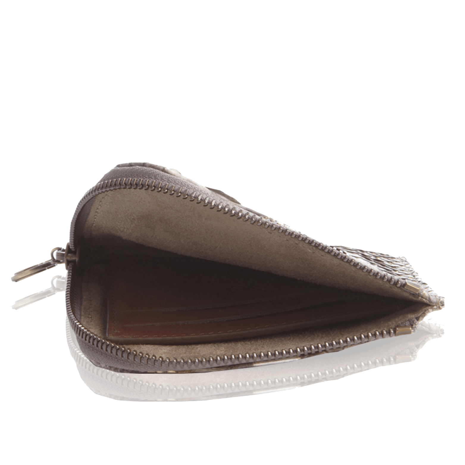 FL by NADA SAWAYA Wallet Small Square Zip-Around Python Wallet