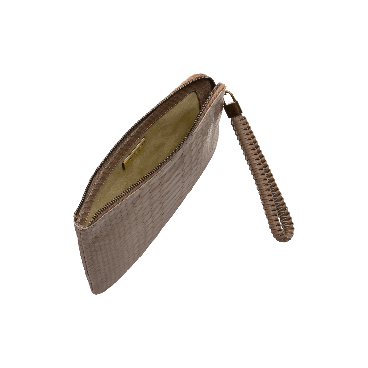 FL by NADA SAWAYA Wristlet Olivia - Small Python Wristlet Pouch