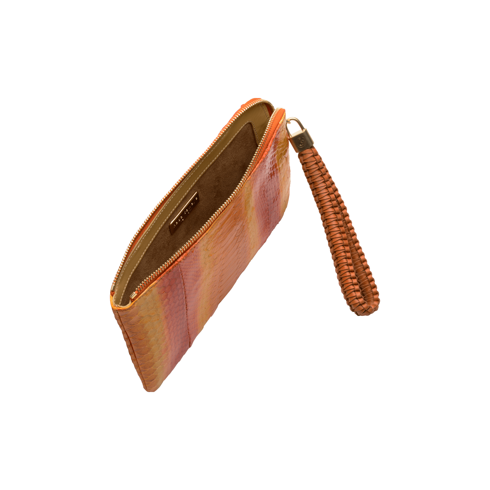 FL by NADA SAWAYA Wristlet Olivia - Small Python Wristlet Pouch