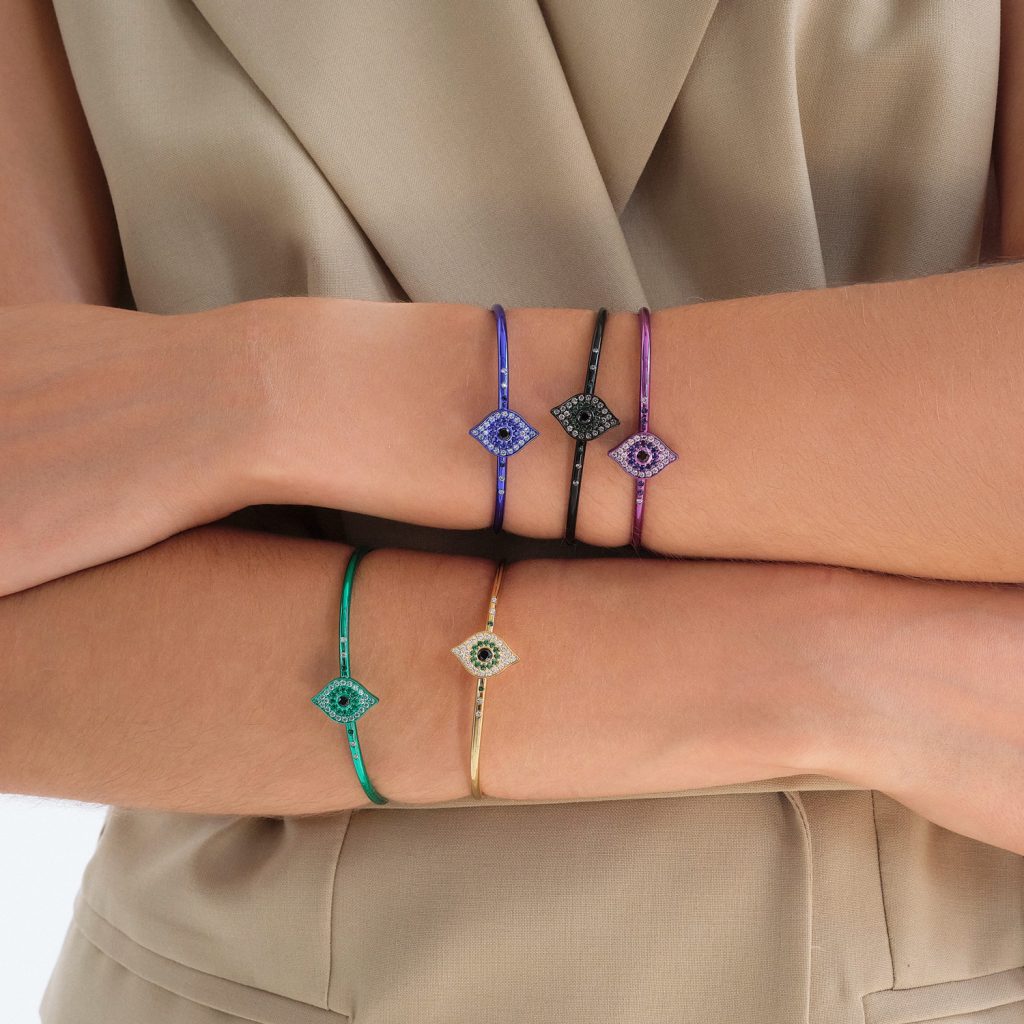 Eye Bangle - Blue