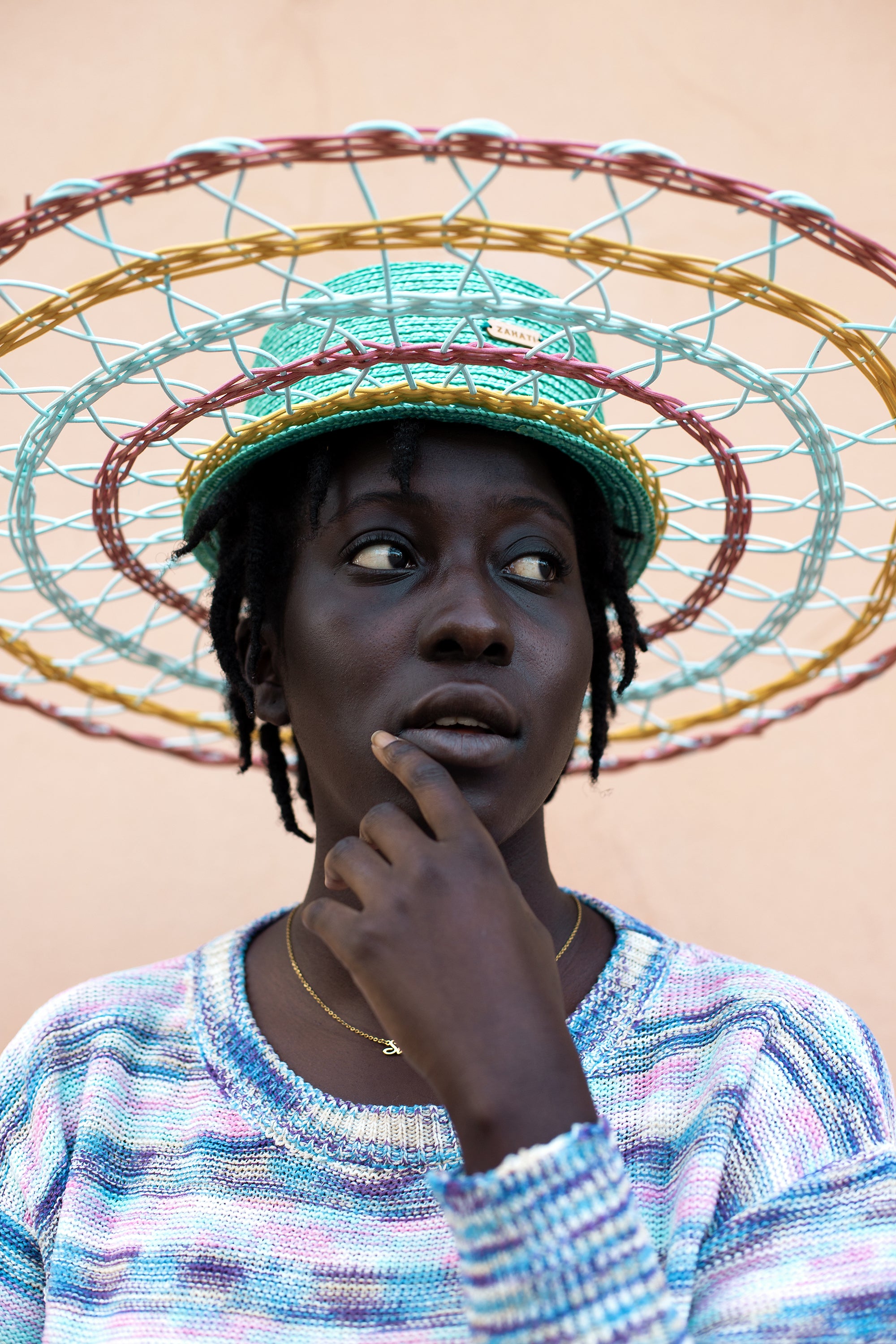 Pamela Hat - Tricolor