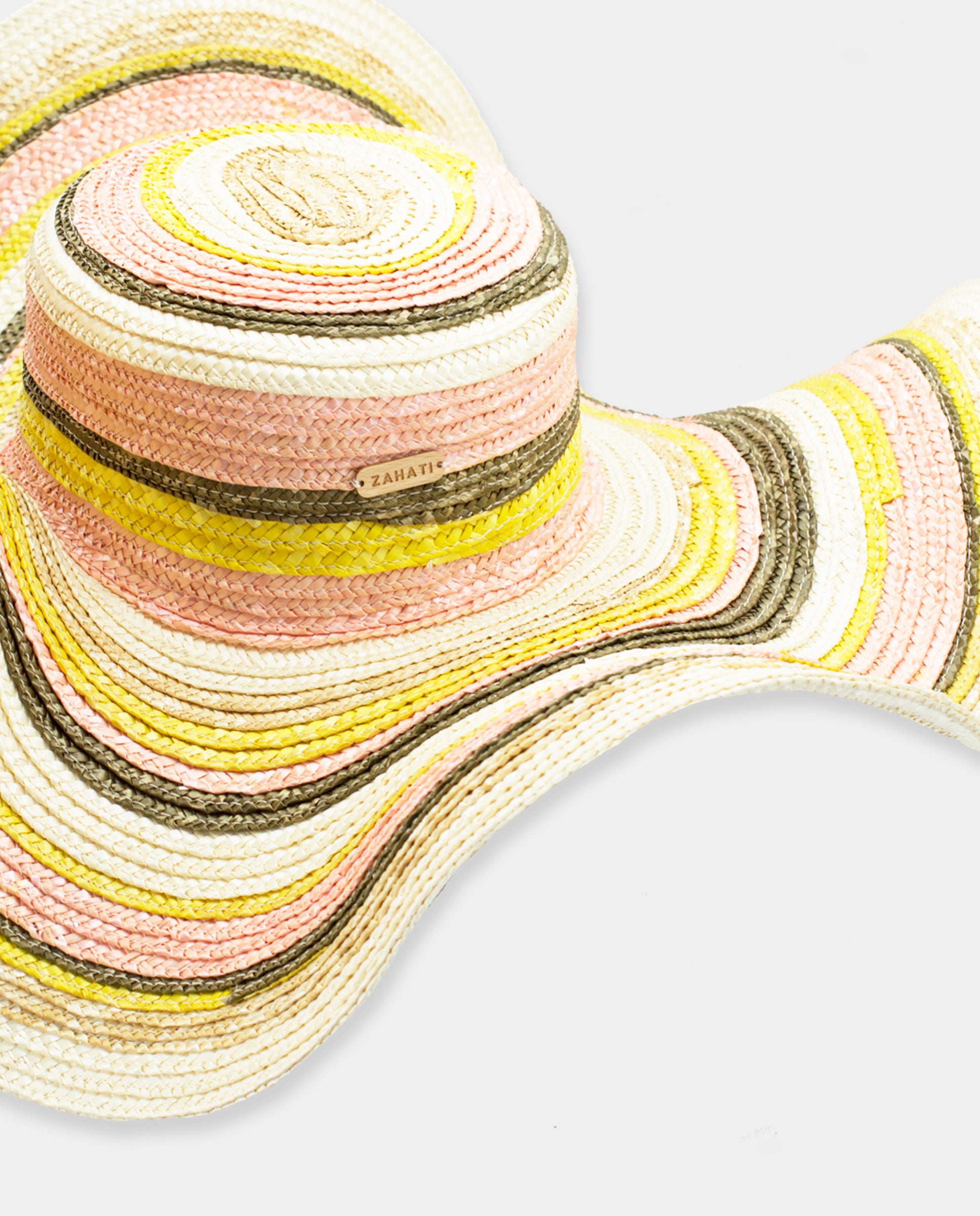 Medusa Sunhat - Pink / taupe