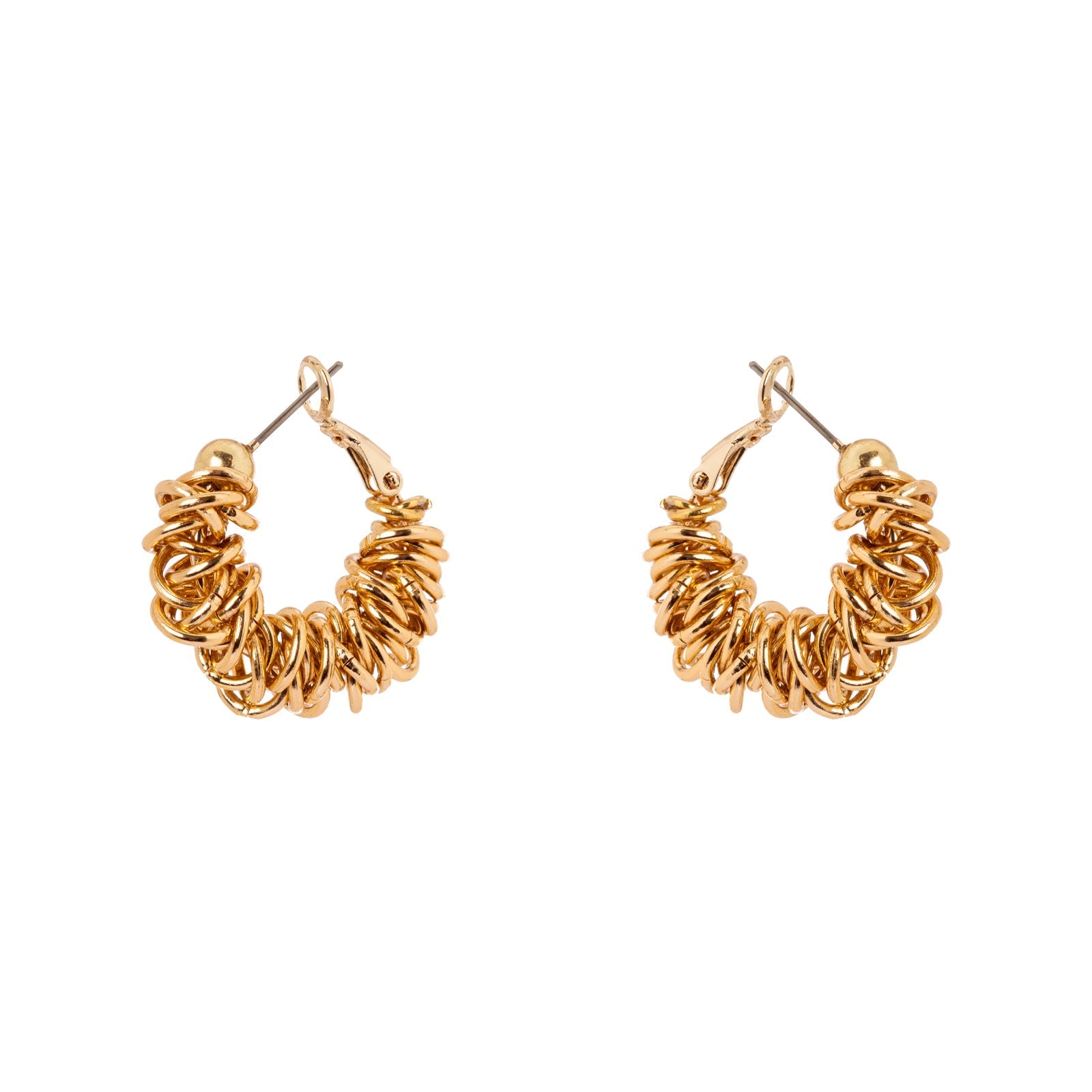 Small hoop earrings Vasilissa - Gold