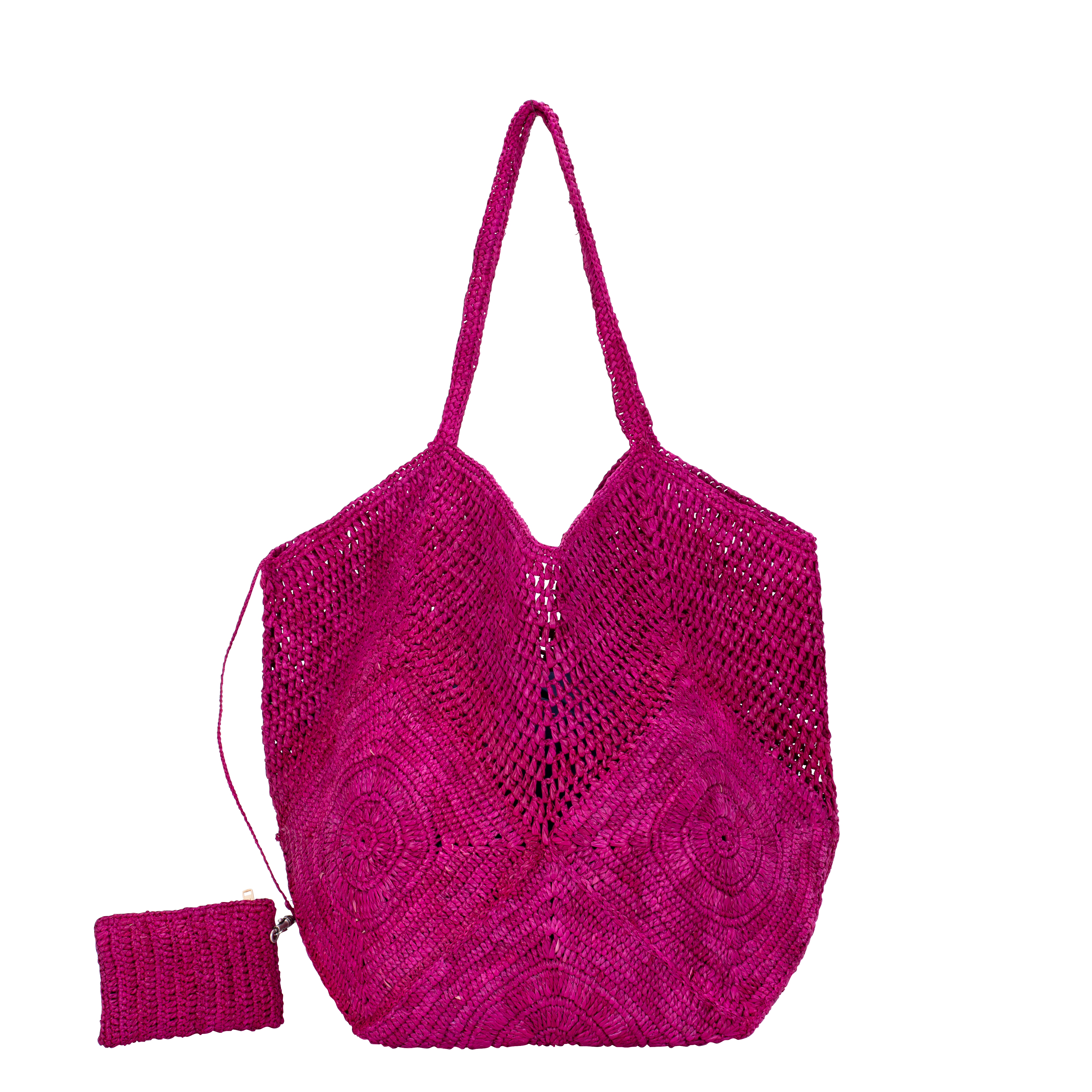 Valiha Raffia Tote