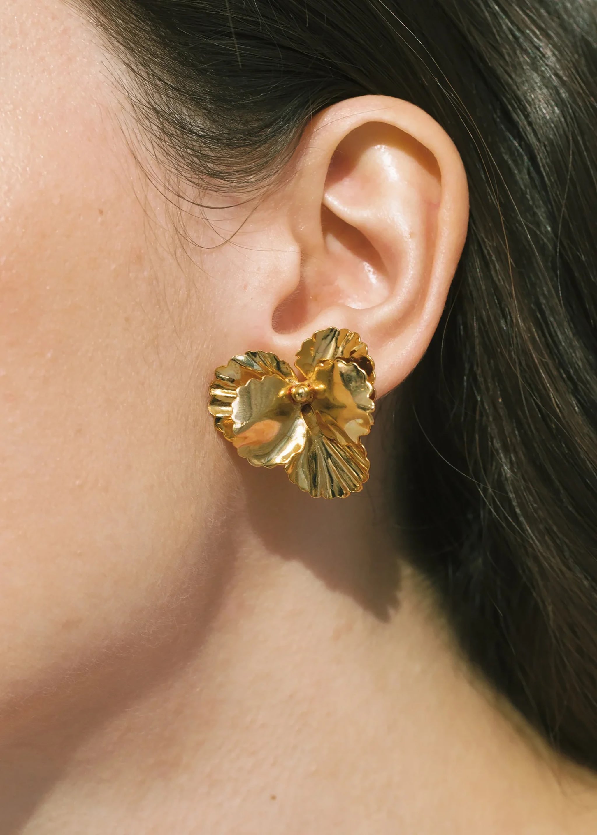 Pansy Earrings