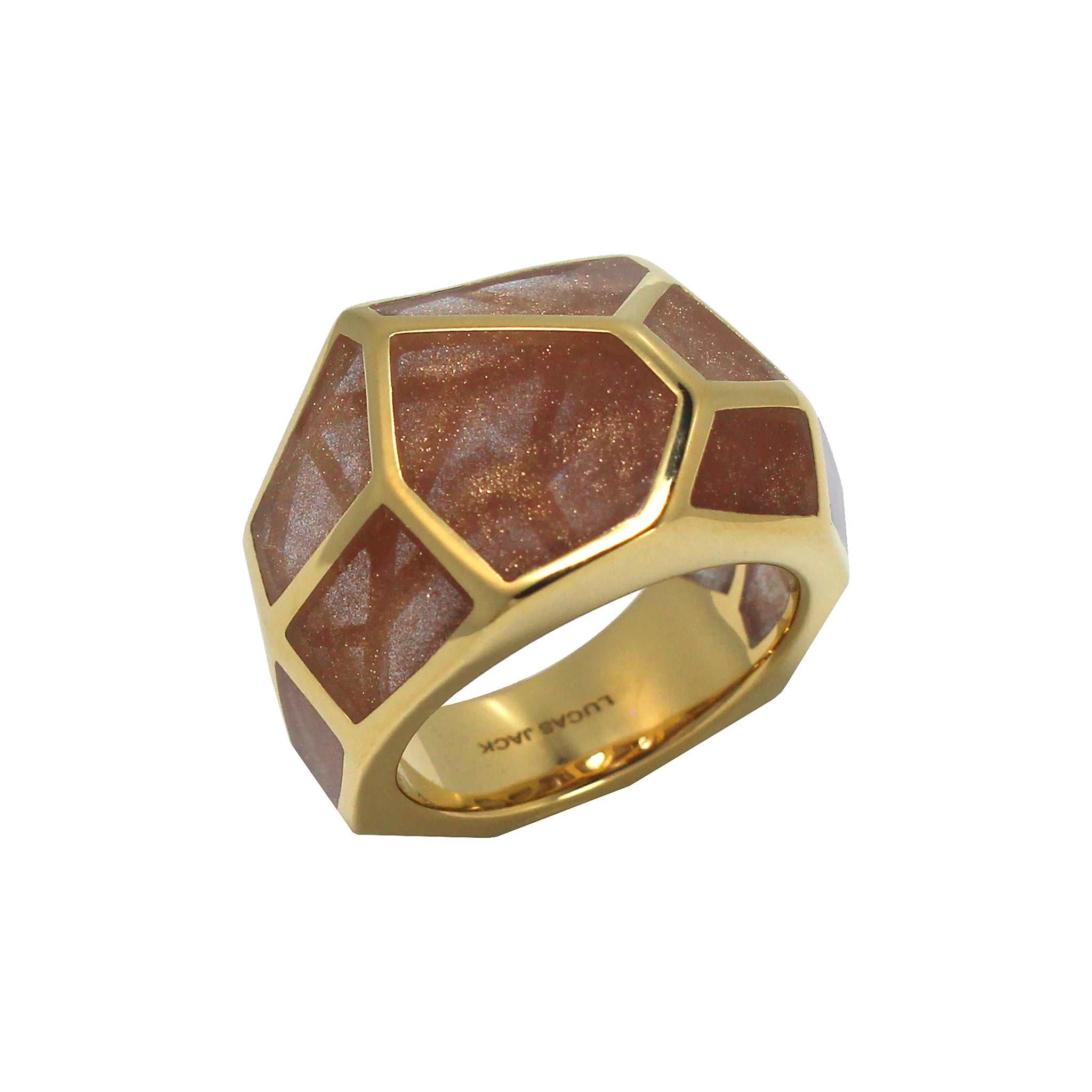 Blossom Ring - Gold Sandstone