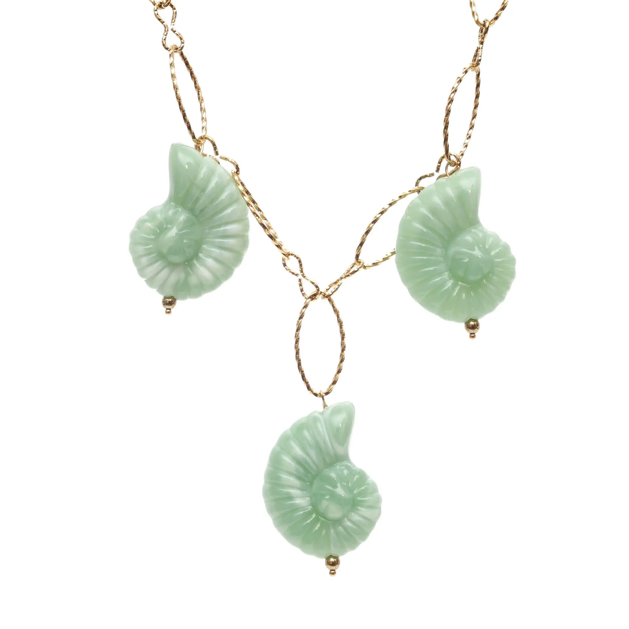 Three Green Snails