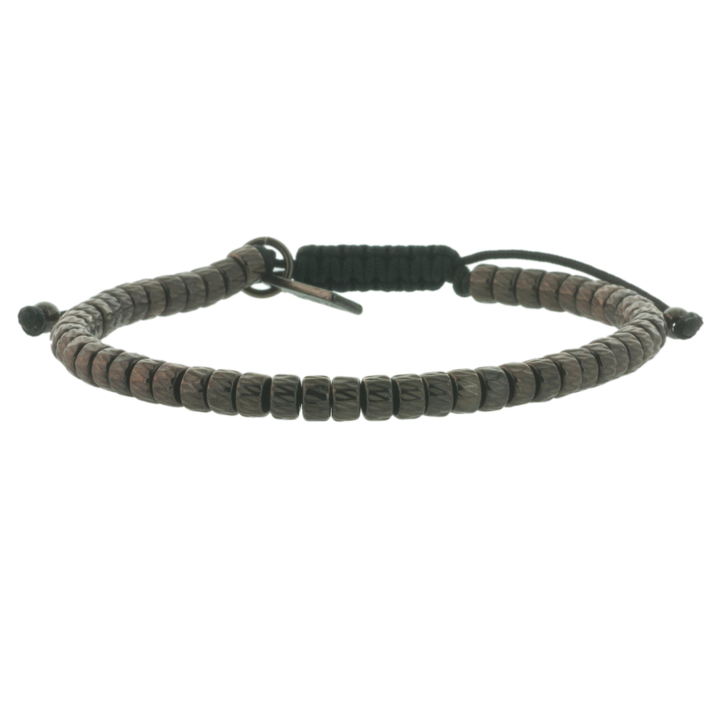 Urban Rondelle Men's Adjustable Bracelet