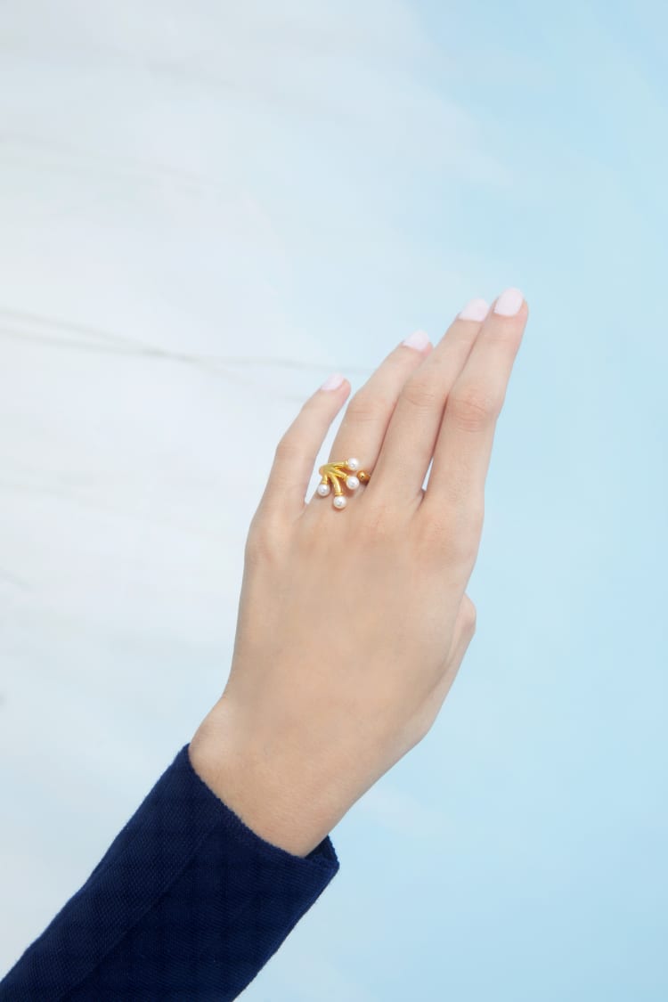 Pearl Wedding Jewelry Ring