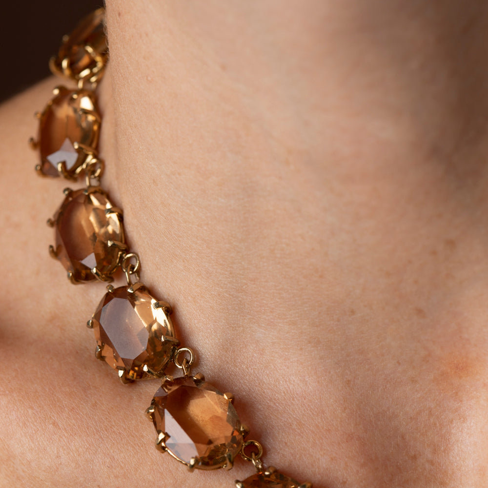 Anita Necklace Amber