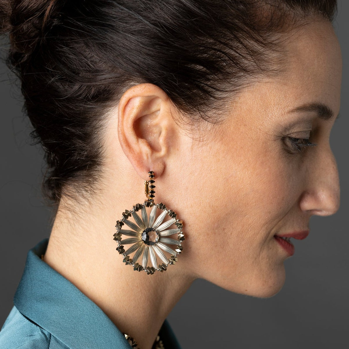 Girasole Silver Earrings