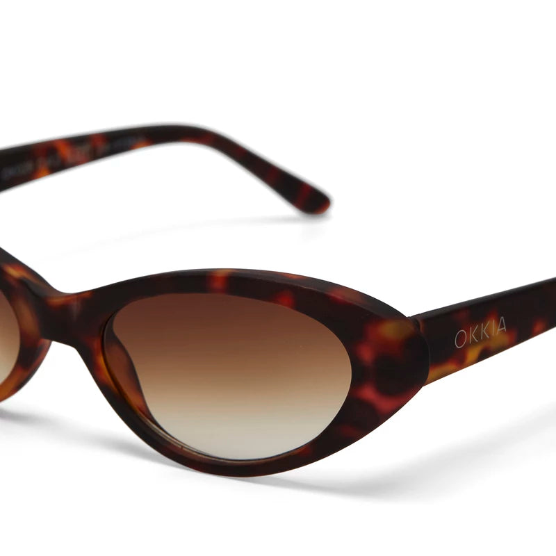 Lina Small Cat Eye - Classic Havana