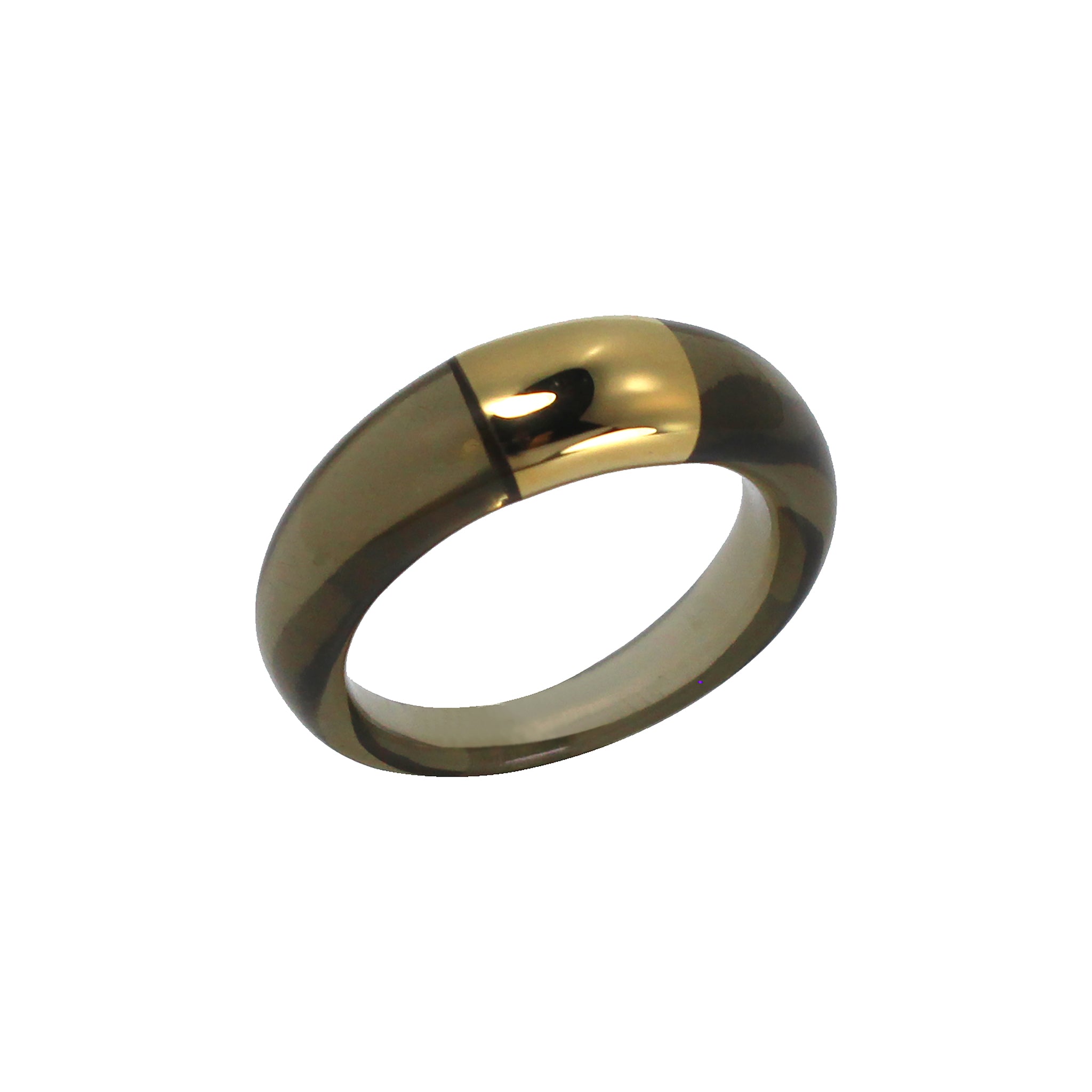 Whisper Ring - Gold  Deep Smokey