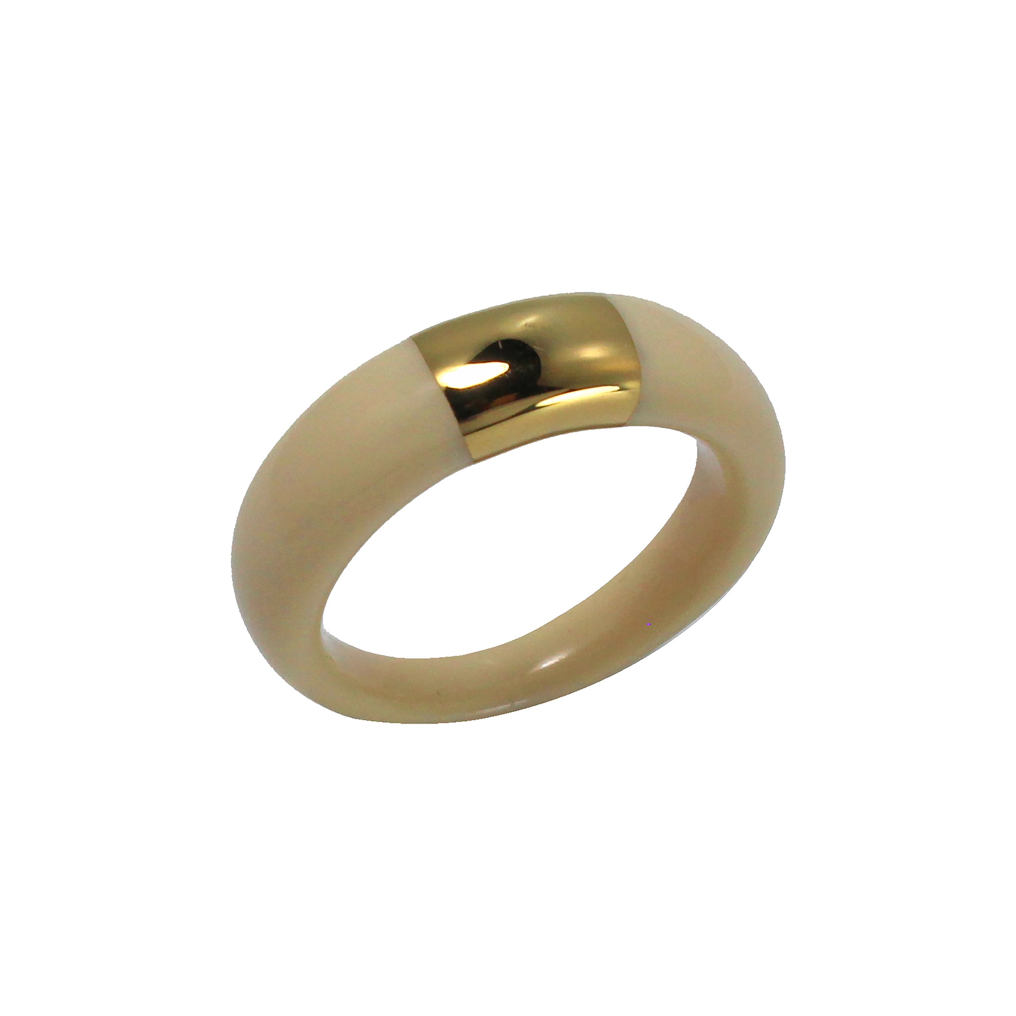 Whisper Ring - Gold  Ivory