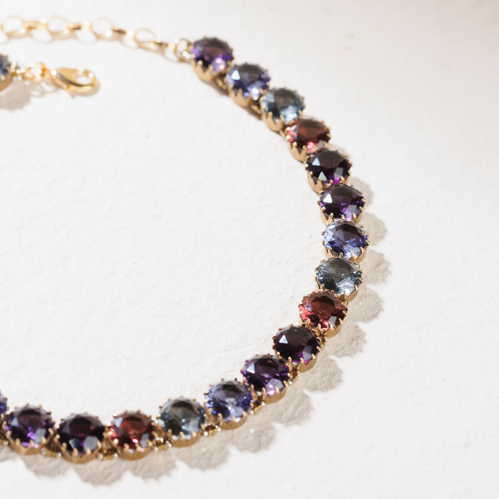 Apollonia Necklace Amethyst And Plum