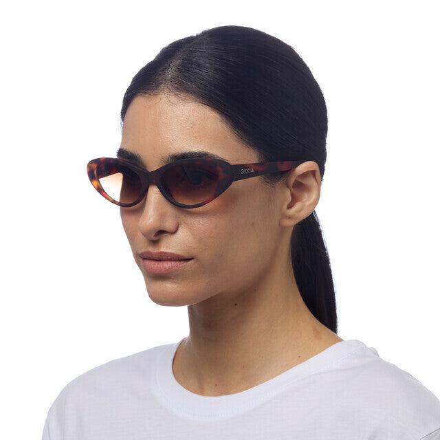 Lina Small Cat Eye - Classic Havana
