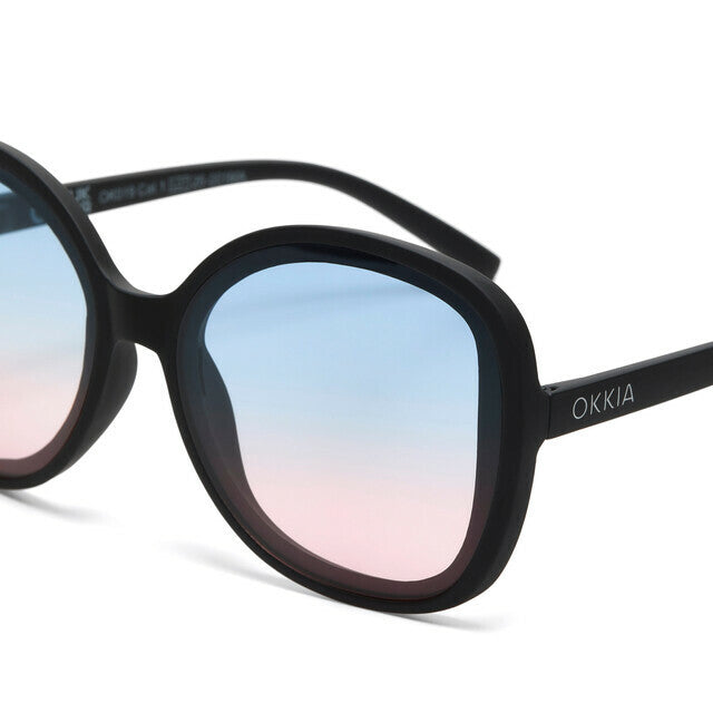Anna - Black Lens Blue Pink