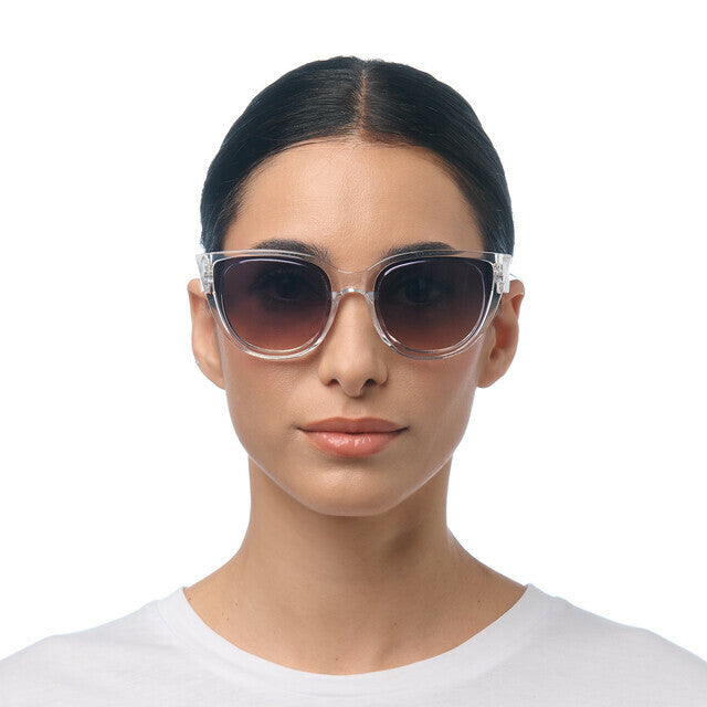 Silvia - Transparent Clear Lens Black