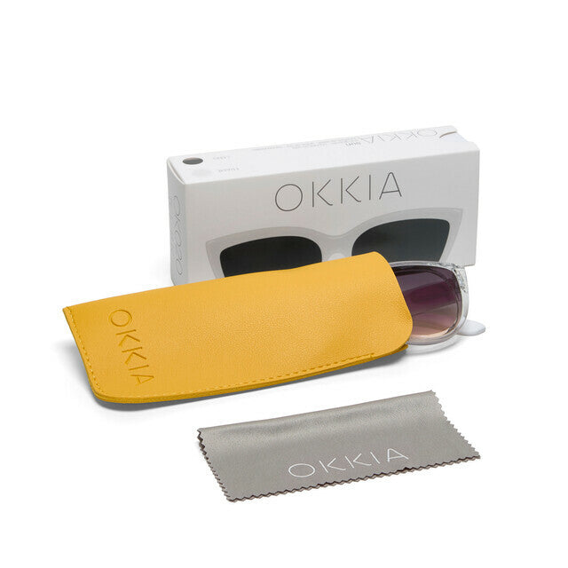 Silvia - Transparent Clear Lens Black
