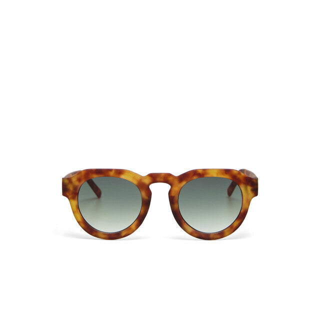 Zeno Round - Sahara Havana Lens Green