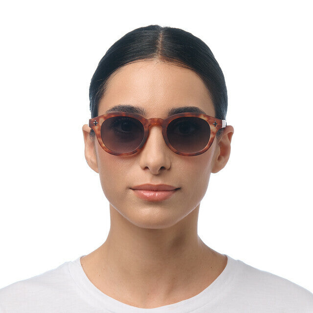 Milano - Sahara Havana Green Lenses