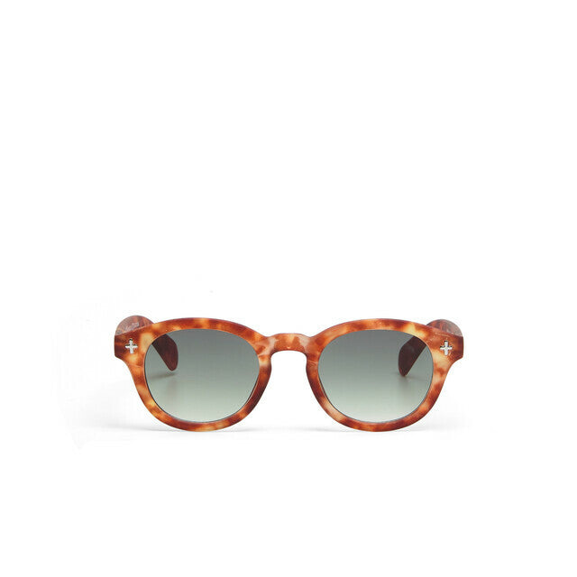 Milano - Sahara Havana Green Lenses
