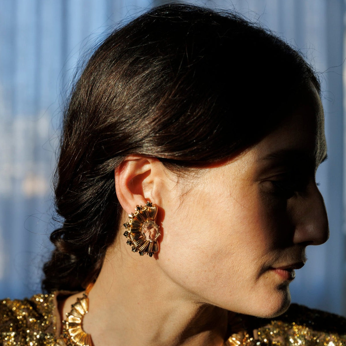 Alba Gold Earrings