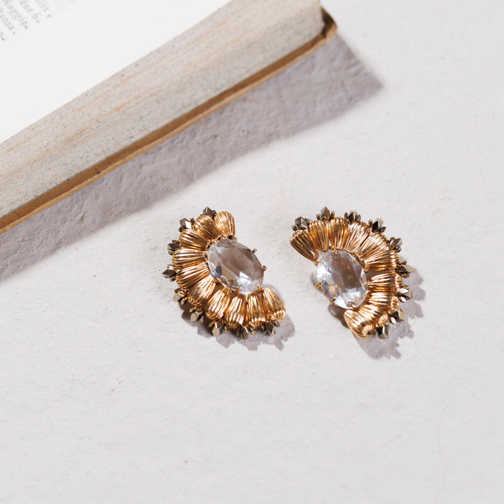 Alba Gold Earrings