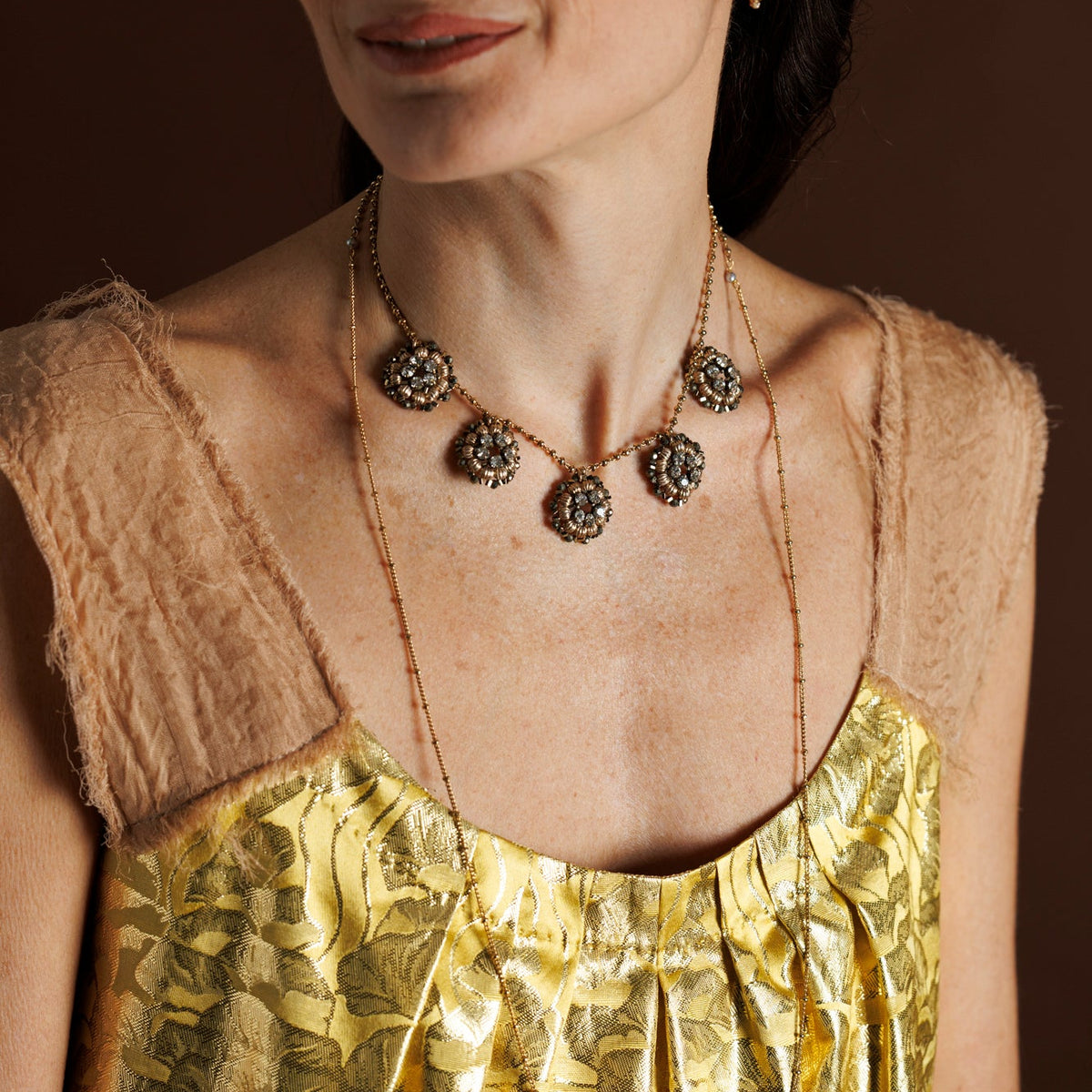 Marion Long Gold Necklace