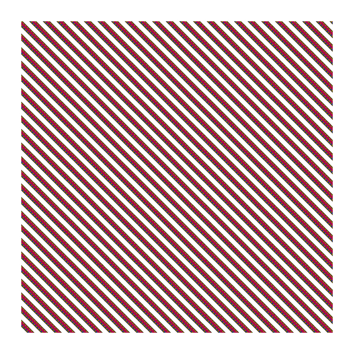 Grido Double Print Wool Scarf 68 x 68 cm