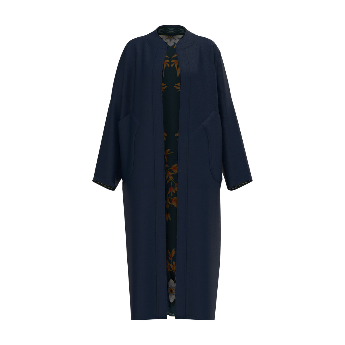 Pancake Wool Coat