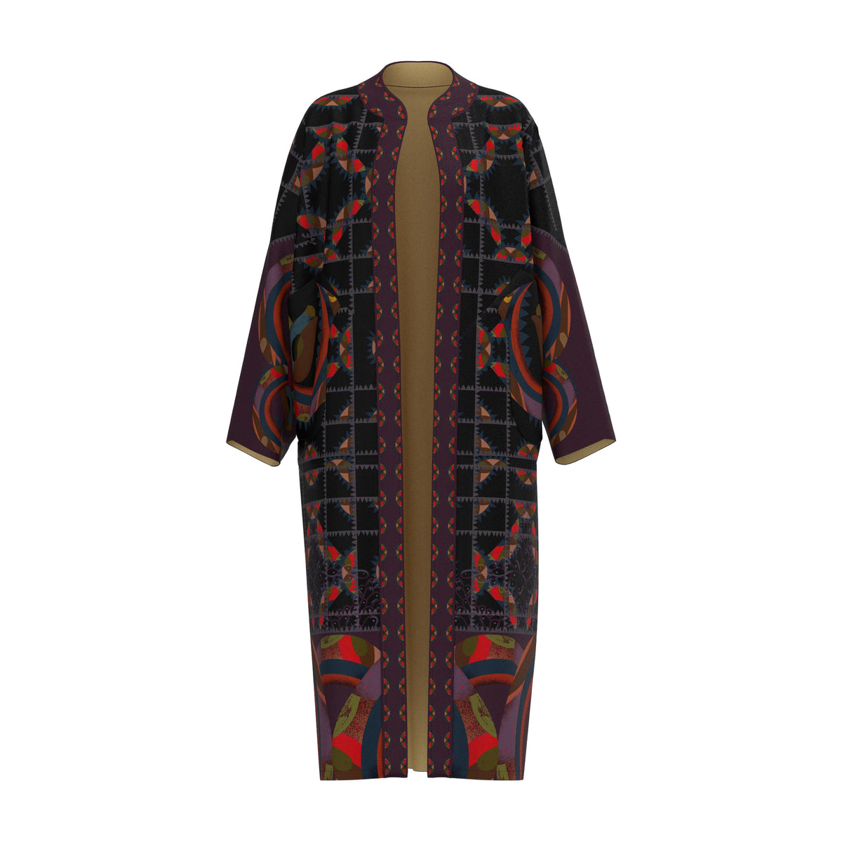 Pancake Wool Coat