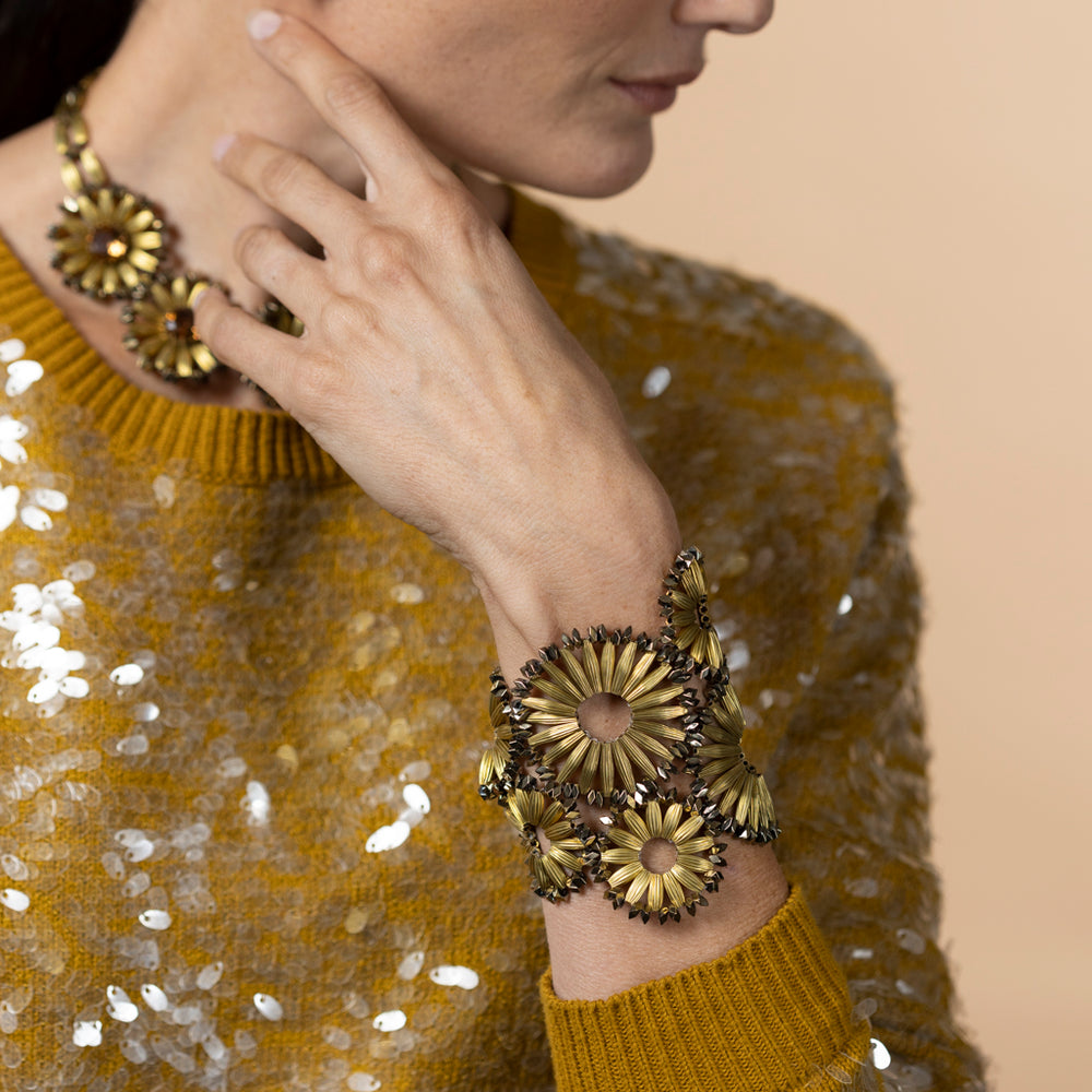 Girasoli Sunflower Gold Bracelet