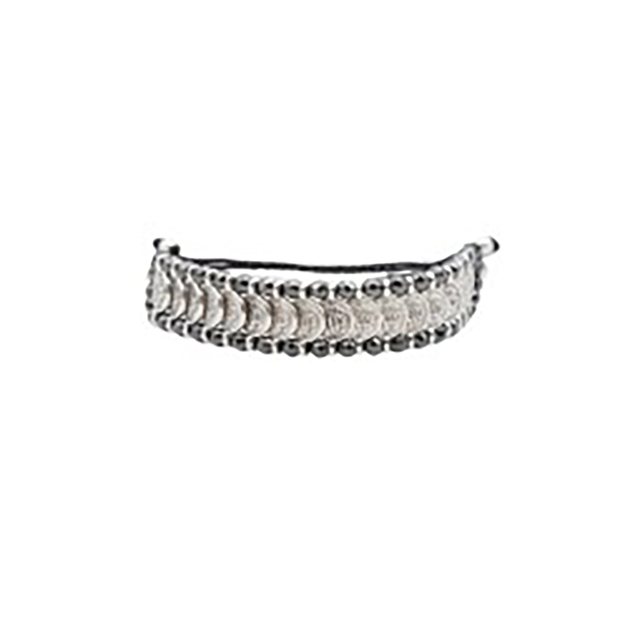 Bracelet With Only Silver Constantine Coins And Hematites