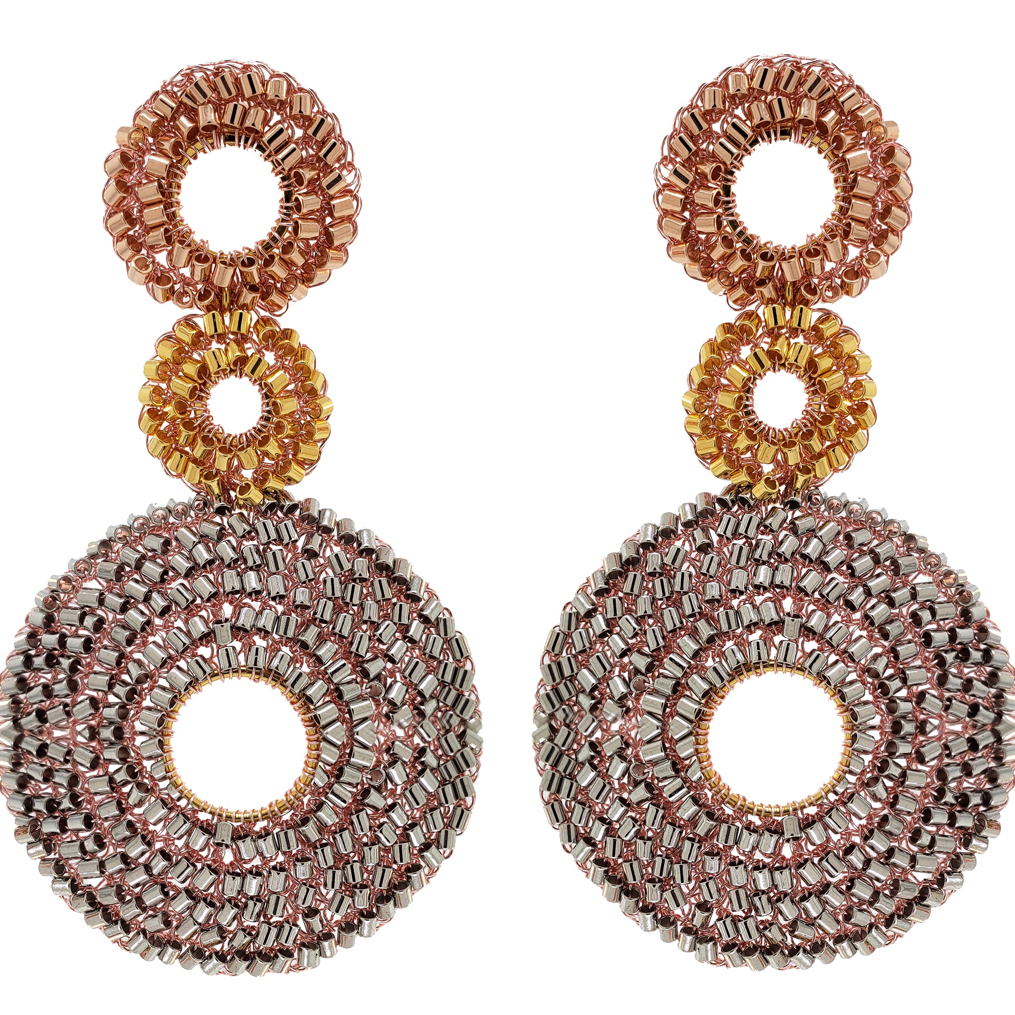Trio Gold Gia Handmade Earrings