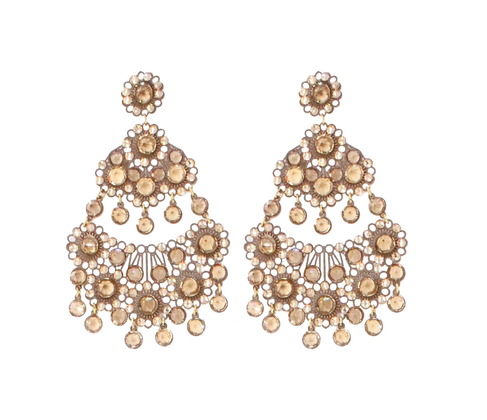 Earrings No 556 - Bronze