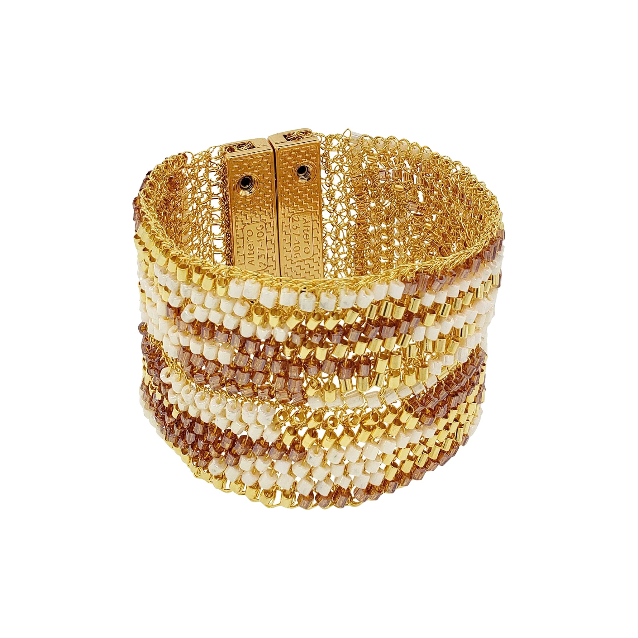 Golden Mix Signature Handmade Crochet Bracelet