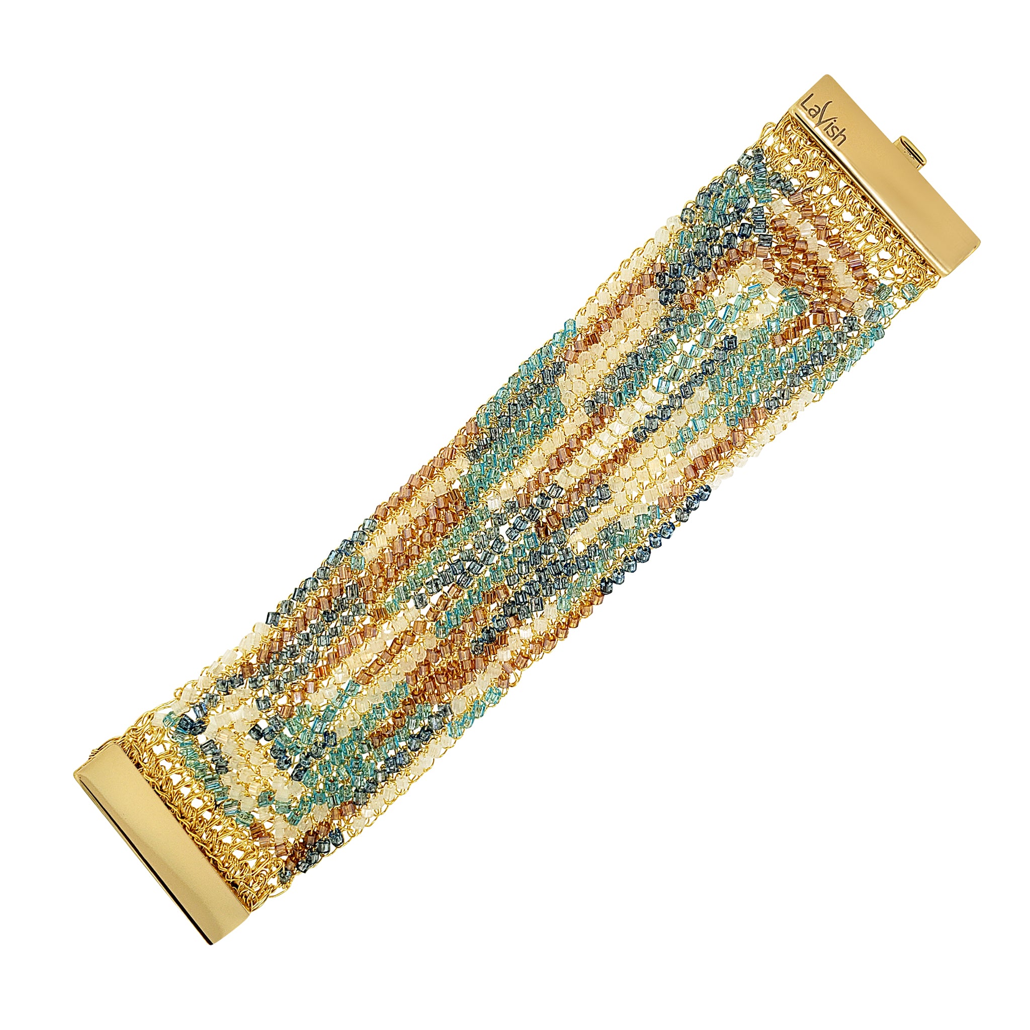 Seafoam Blue Mix Signature Handmade Crochet Bracelet
