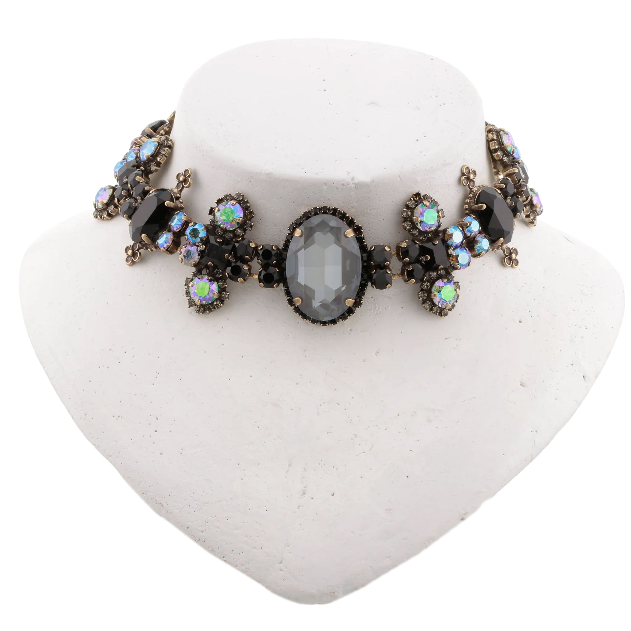 Necklace No 78748N32550 - Black Crystal