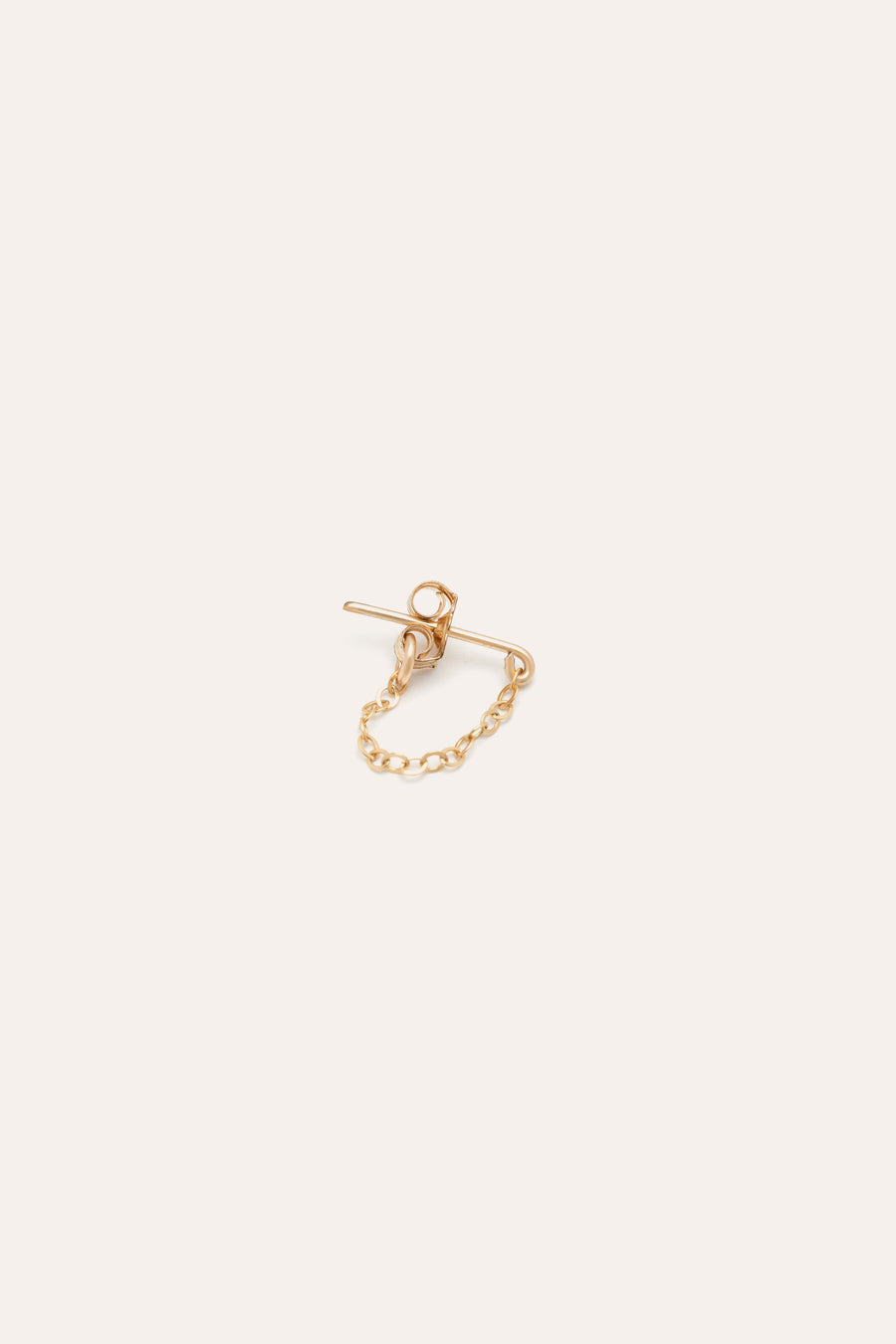 Chain earring - Gold