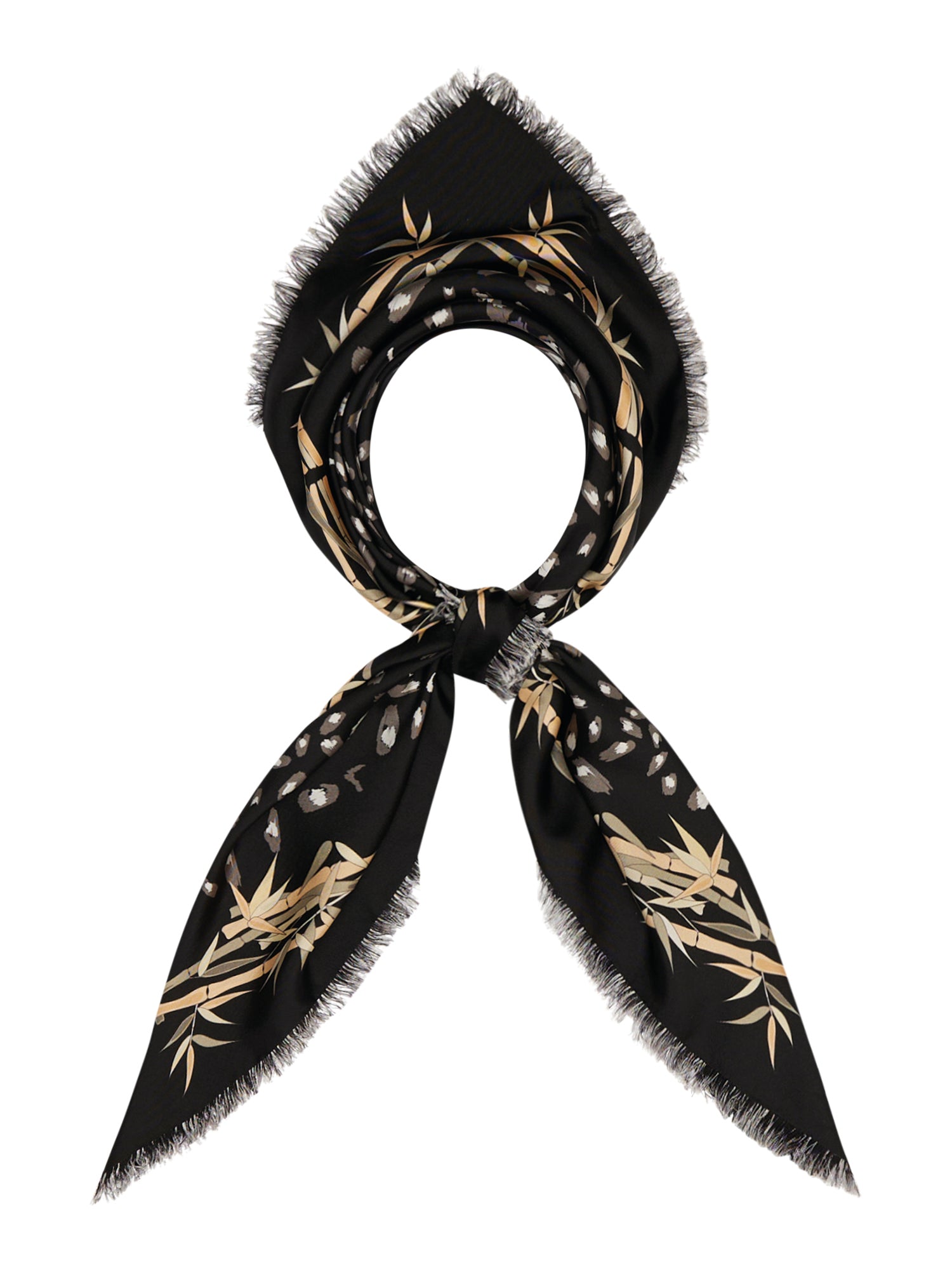 Silk 90x90 Square Scarf Animalier Print